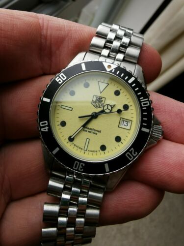 Vintage Tag Heuer 1000 Night Diver 38mm Watch 980.113D | WatchCharts