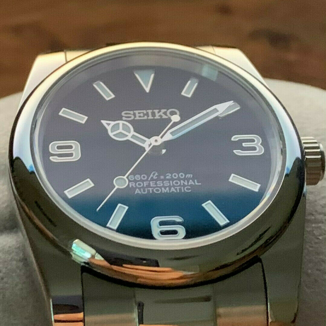 Custom Seiko NH35 36mm Modern Explorer 369 Watch | WatchCharts