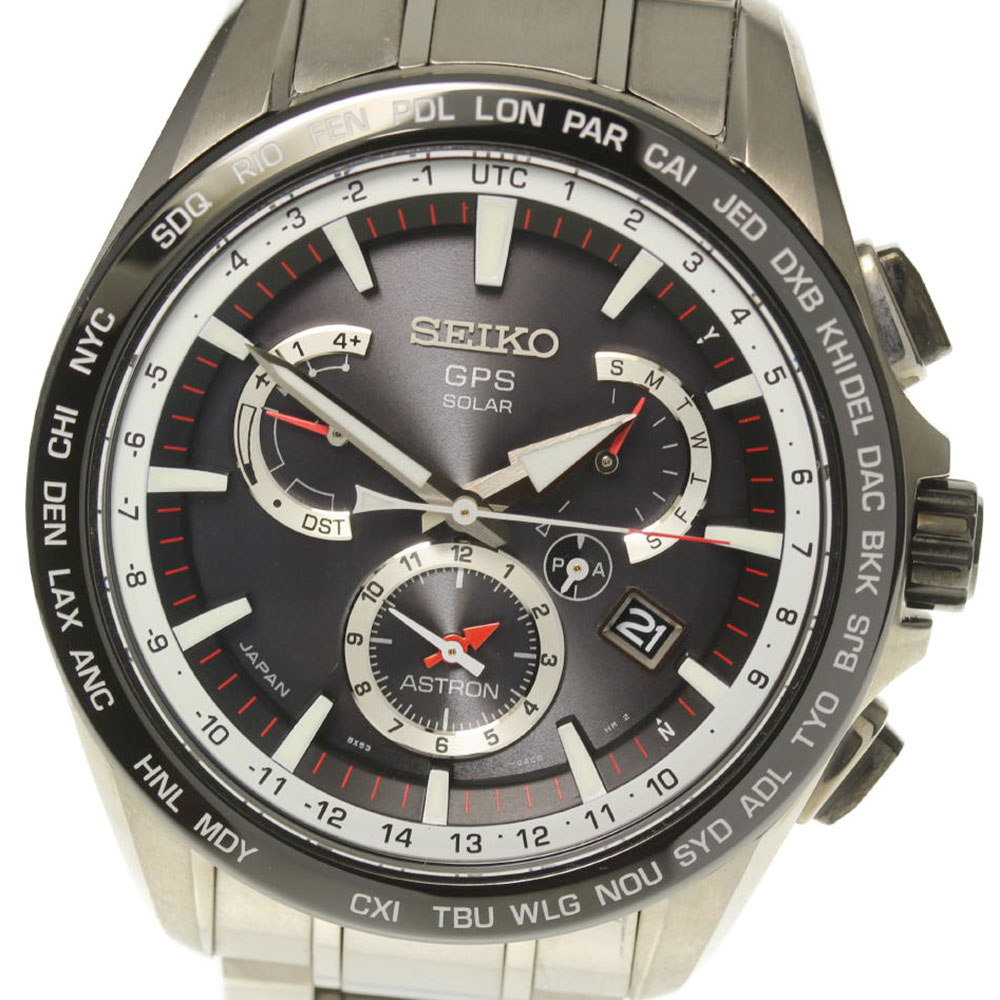 Good product with box [SEIKO] Seiko Astron SBXB051 8X53-0AD0-2 Black ...