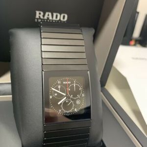 Rado Ceramica Chronograph Quartz Men s Watch R21715162 WatchCharts Marketplace