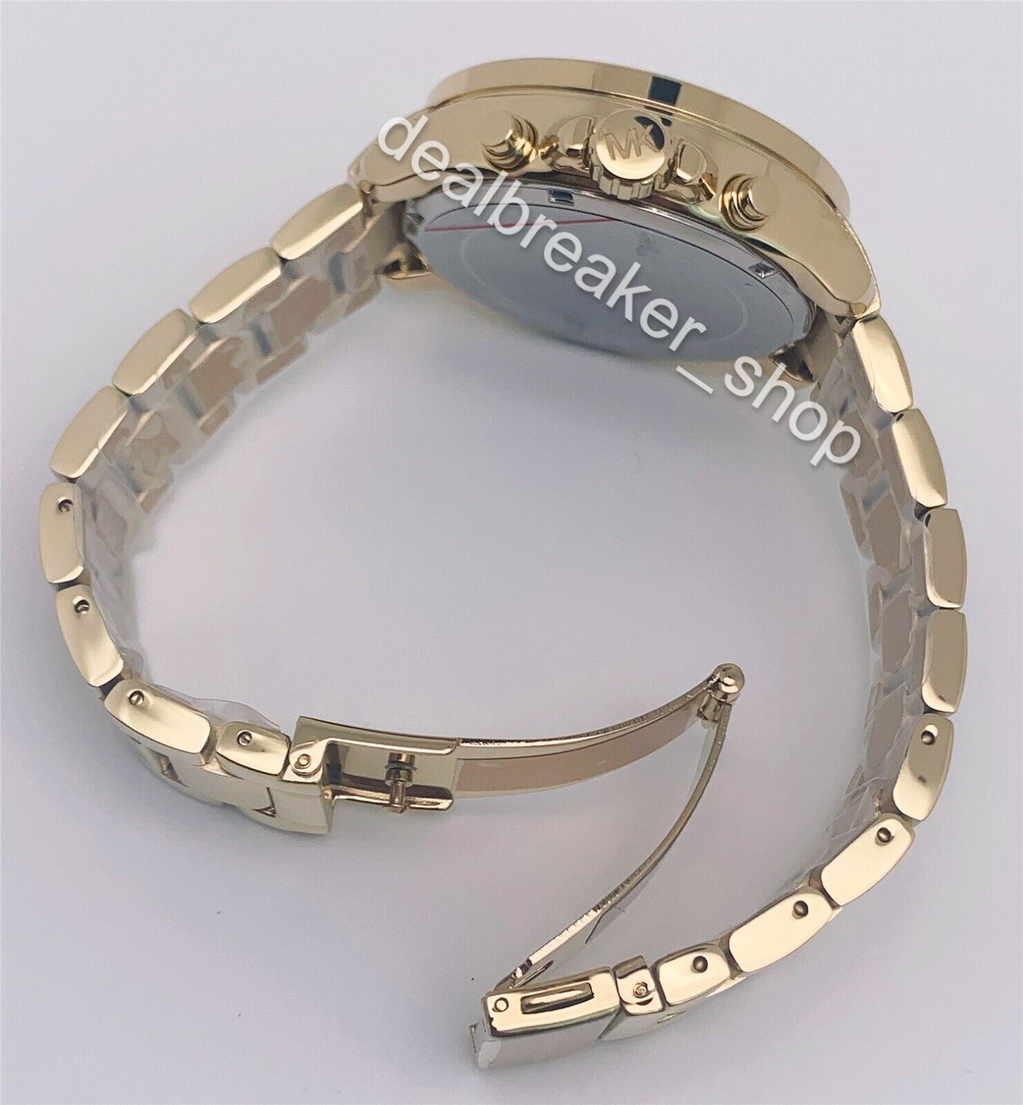 Michael Kors MK6355 Wren All Gold Pave Glitz Stainless Steel 