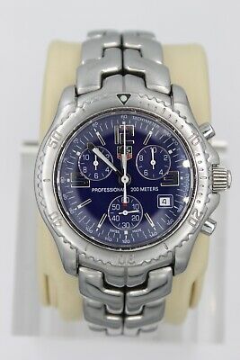 Tag Heuer Watch Mens CT1110.BA0550 Jason Bourne Link BLUE