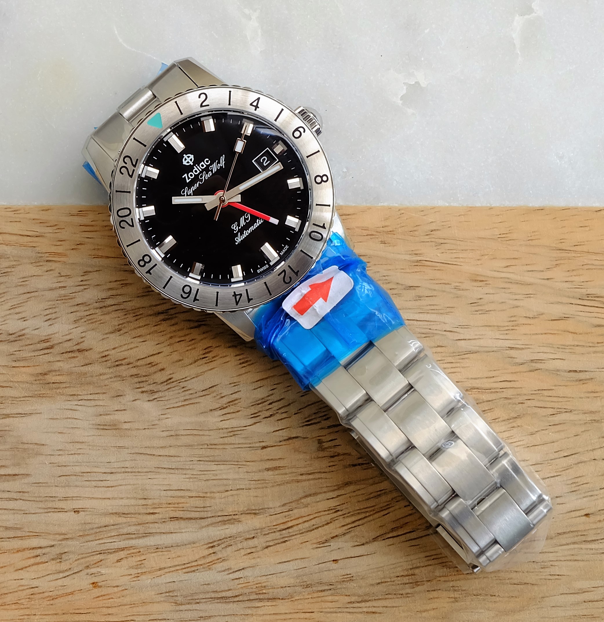 WTS] Zodiac Super Sea Wolf GMT Automatic Stainless Steel ZO9405