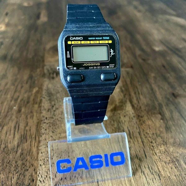 RARE Vintage 1982 Casio J-30W Digital Jogging Watch Made in Japan ...