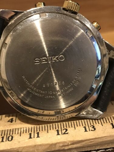 Seiko 4T57-0080 Men's Quartz Chrono. New Battery | WatchCharts