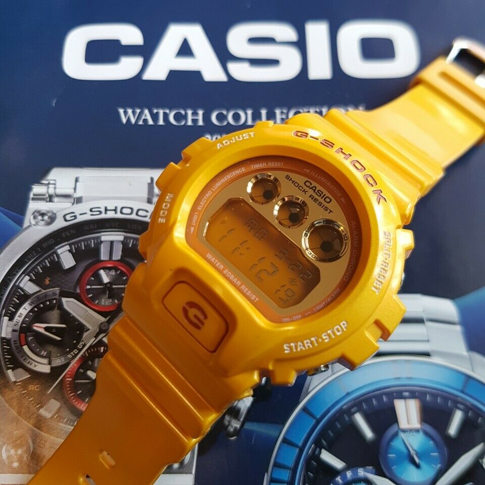 Casio G-shock DW 6900SB Crazy Color Yellow Mango Limited Rare