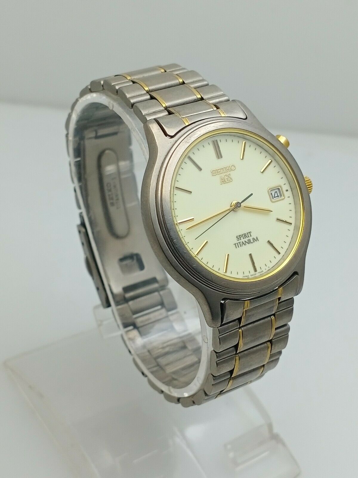 SEIKO SPIRIT セイコー スピリット 5M22-7B50 AGS チタン 自動巻 中古 