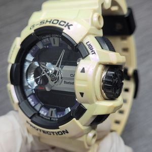 Casio G-Shock GBA-400 G'Mix Bluetooth Digital Analog White Watch