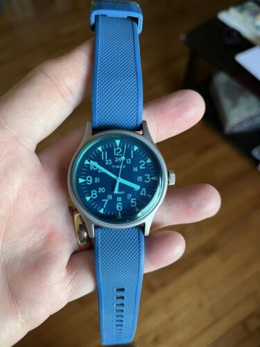 Timex MK1 Aluminum California 40mm | Blue BARTON Elite Silicon