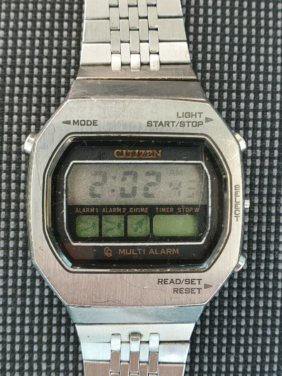Citizen CQ Multi Alarm 40-1013 LCD Japan Digital Watch parts