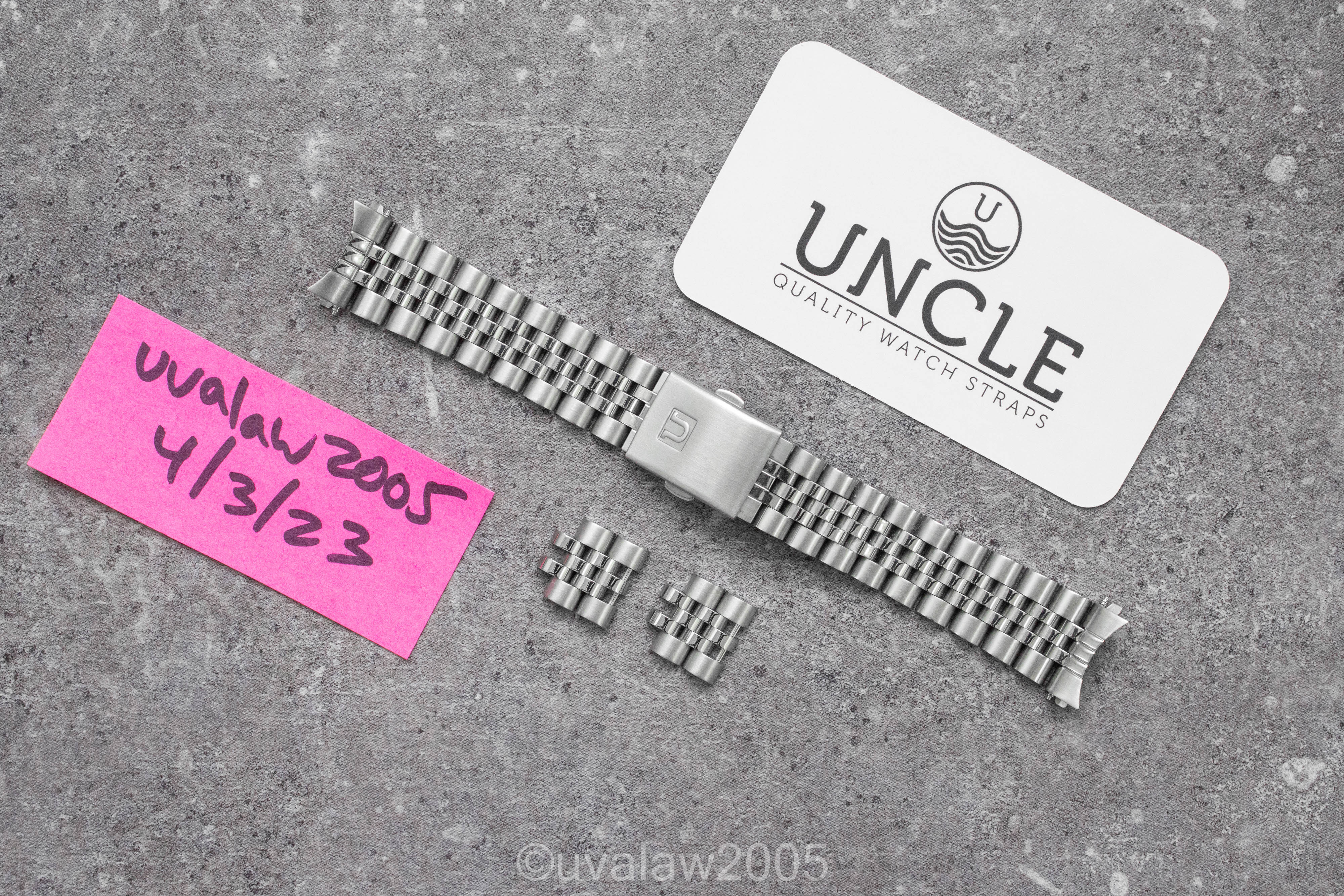 WTS 18mm Uncle Straps Jubilee Bracelet for Seiko 5 SNK SNKL