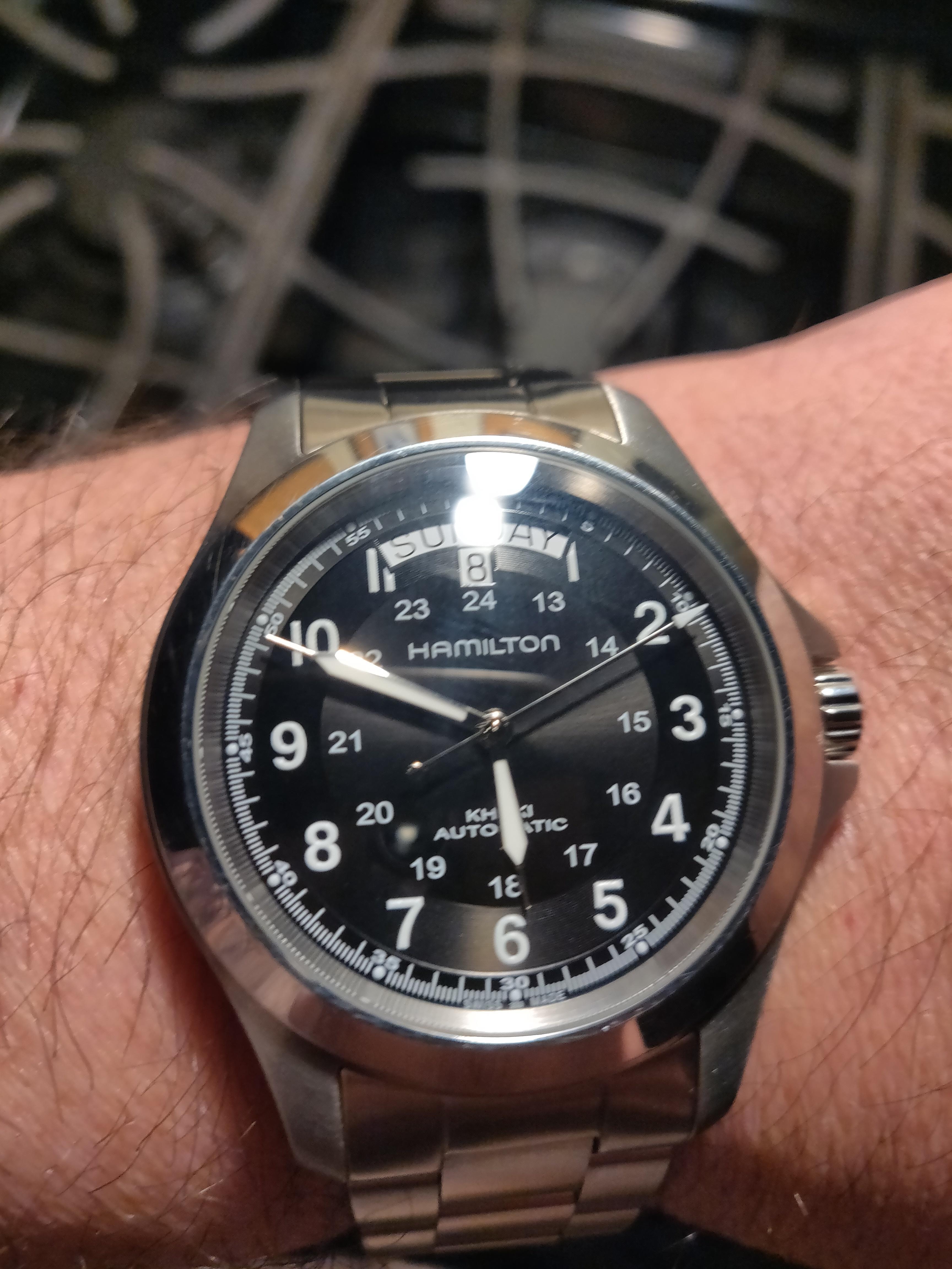 hamilton khaki king bracelet