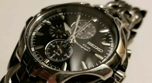 Seiko men's discount ssc139 excelsior gunmetal