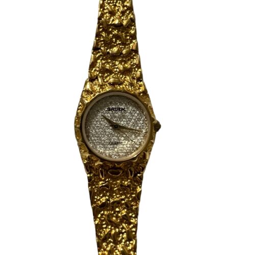 Gruen quartz cheap gold watch