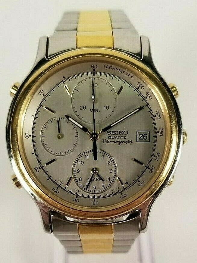 seiko chronograph 1990
