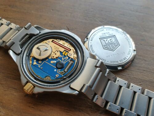 TAG HEUER WF1220 KO SAPPHIRE G WR200 STAINLESS STEEL 4000 SERIES