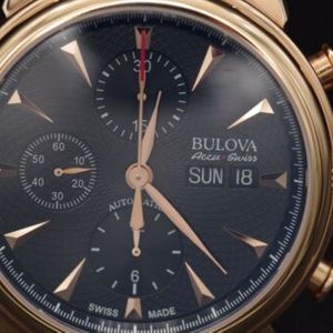 Bulova AccuSwiss Gemini 64C105 Automatic Chronograph Sellita SW500