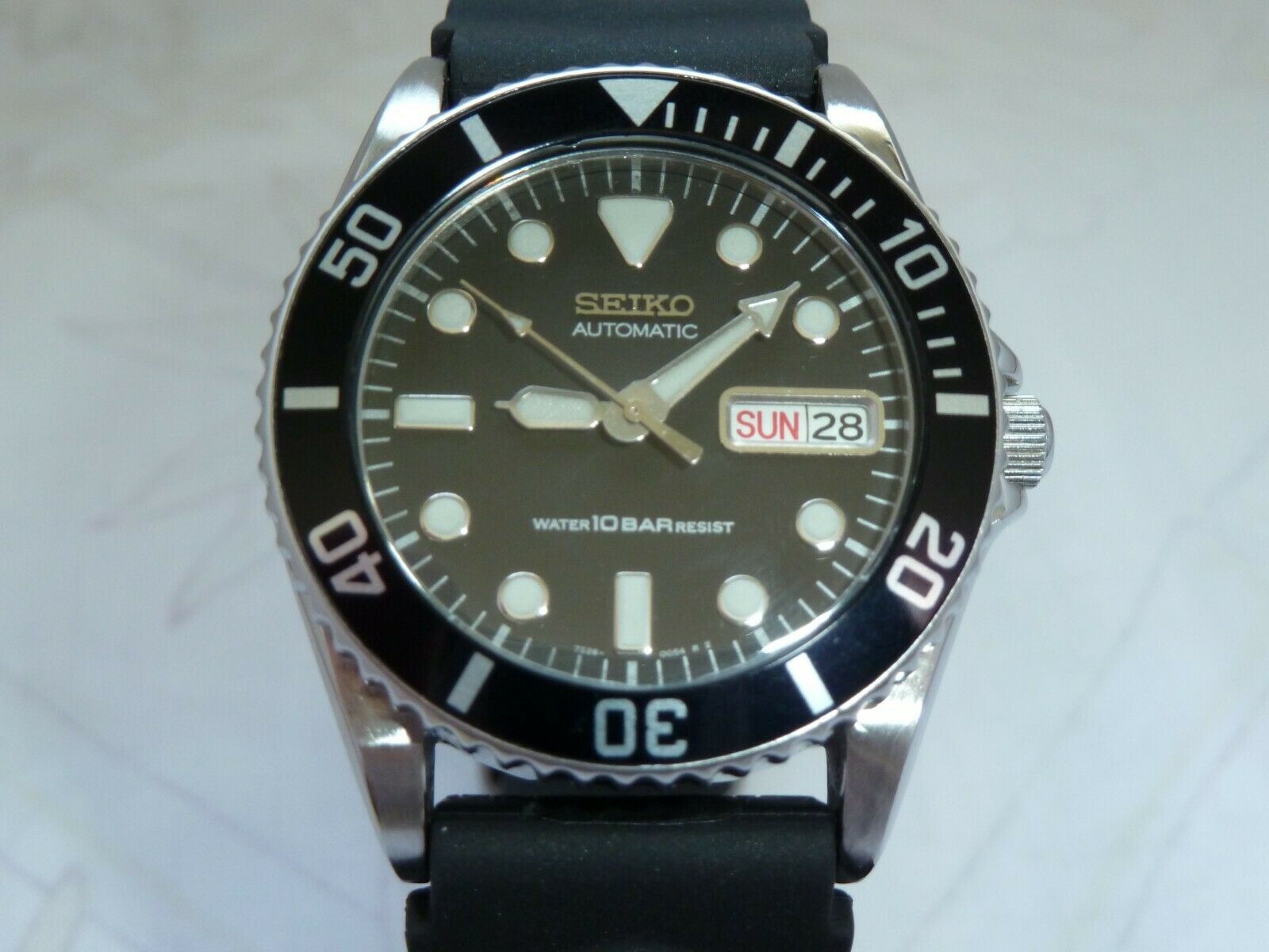 Seiko 7S26-0050 SKX023 Submariner Black Dial