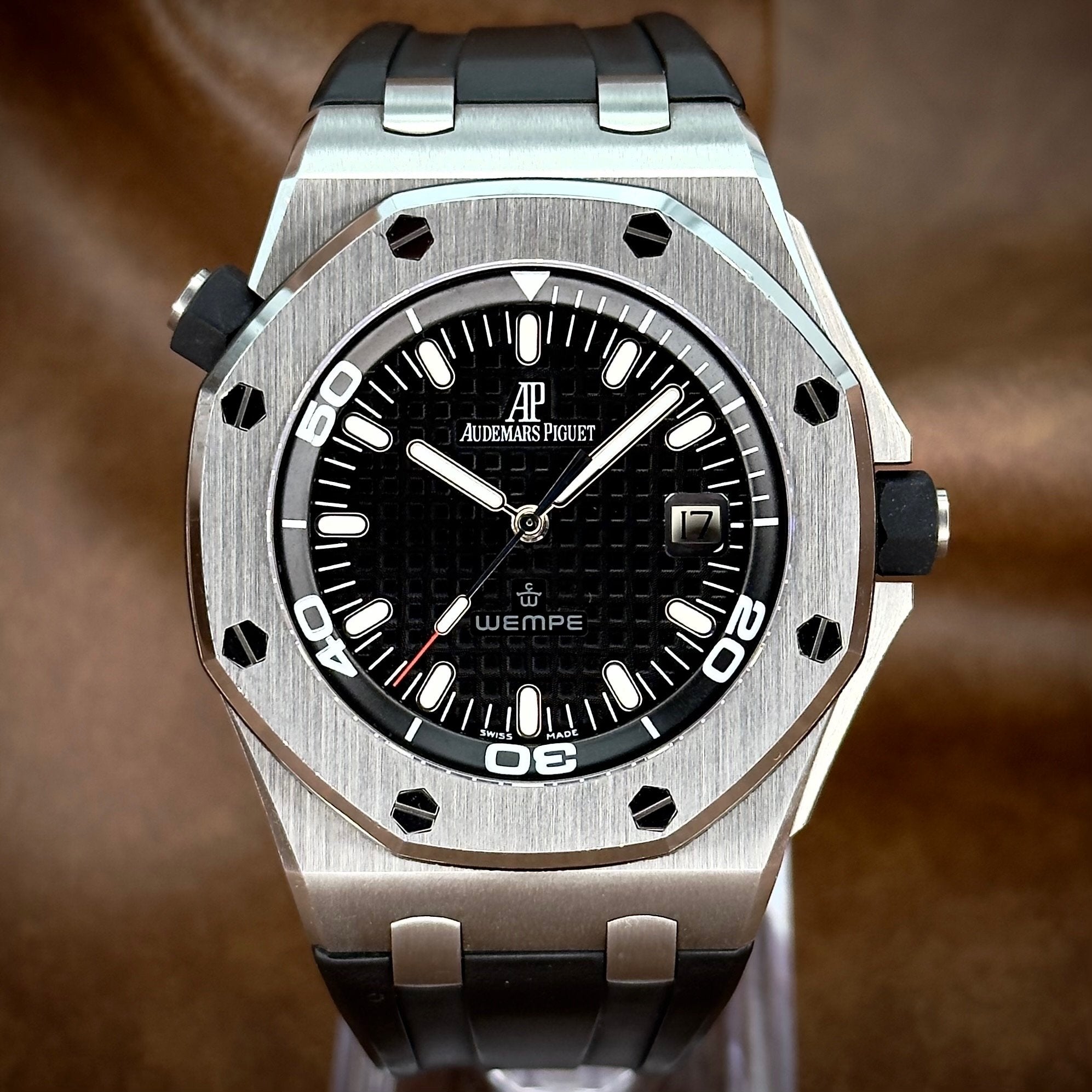 Audemars Piguet Royal Oak Offshore Diver Wempe Dial 42mm 15340ST Full Set and Serviced WatchCharts