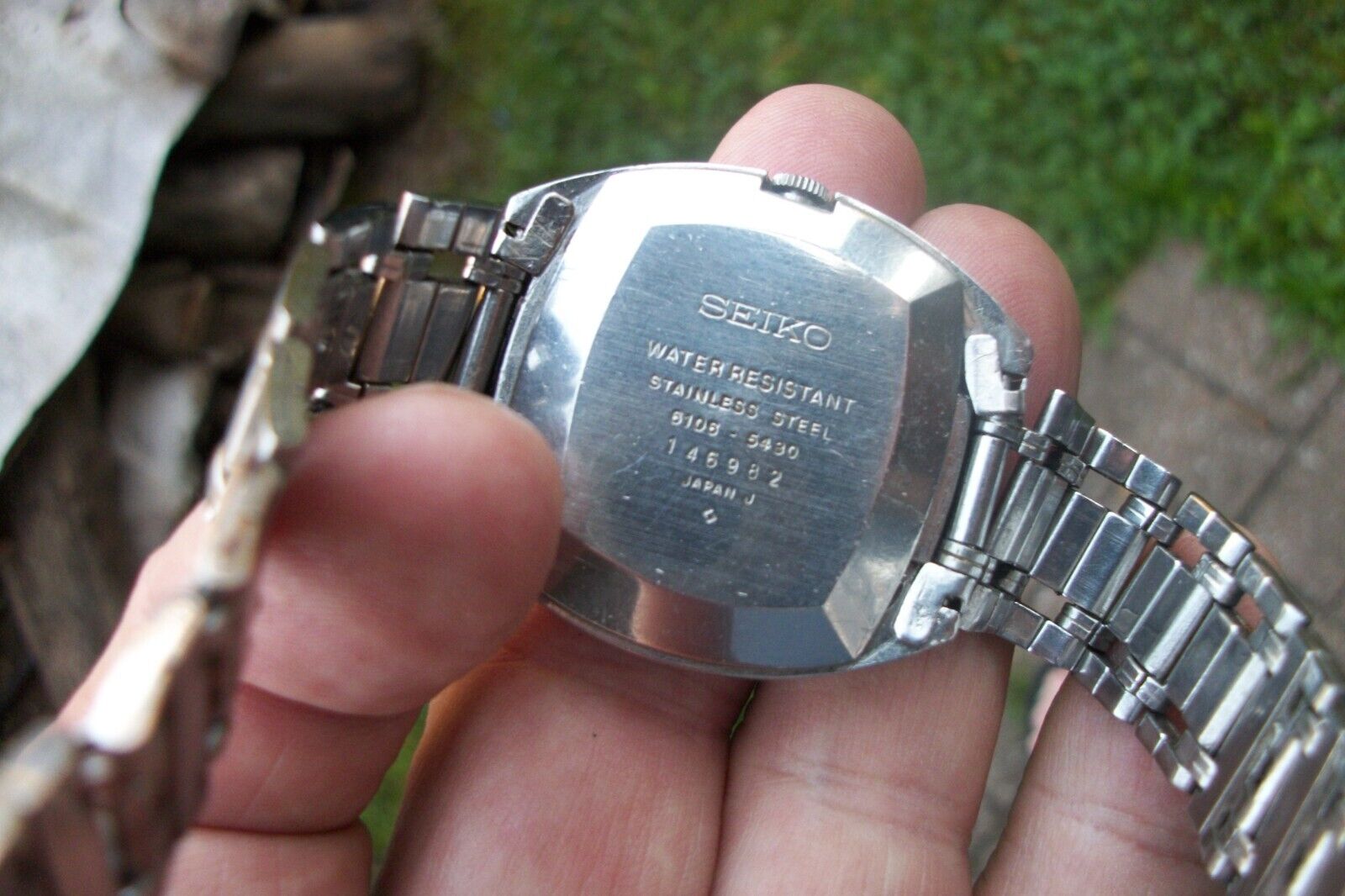 WORKING~ Seiko DX 25 Jewels Automatic 6106-5430 Day/Date Vintage