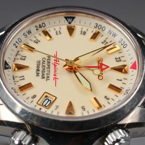 N MINT] SEIKO Alpinist 8F56-00D0 SBCJ021 Perpetual Calendar Men's