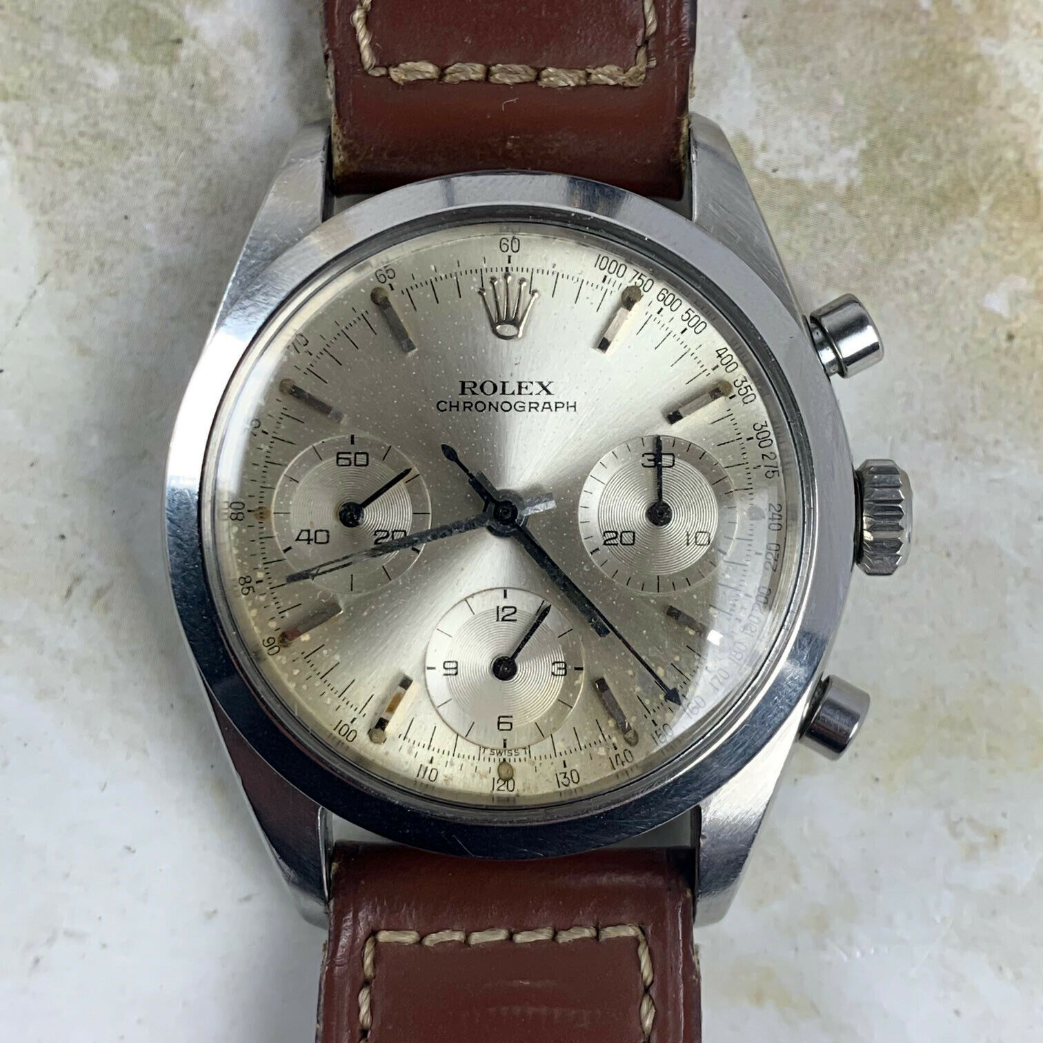 Vintage Rolex Pre Daytona Cosmograph Chronograph Watch Ref. 6238