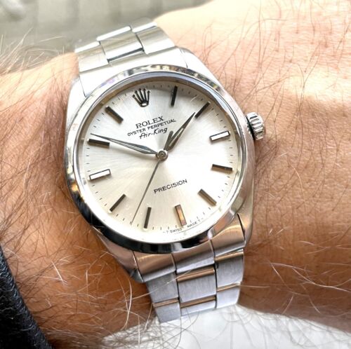 Rolex Oyster Perpetual Air King Precision Ref 5500 Folding Tape