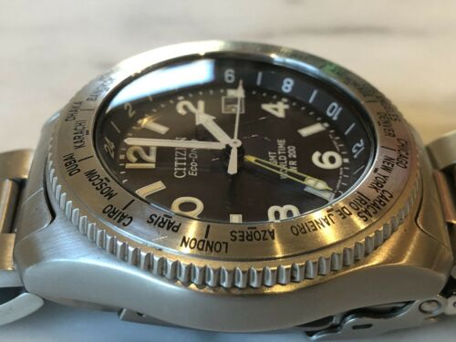 Citizen Eco-Drive GMT World Time B876-H23231 TA