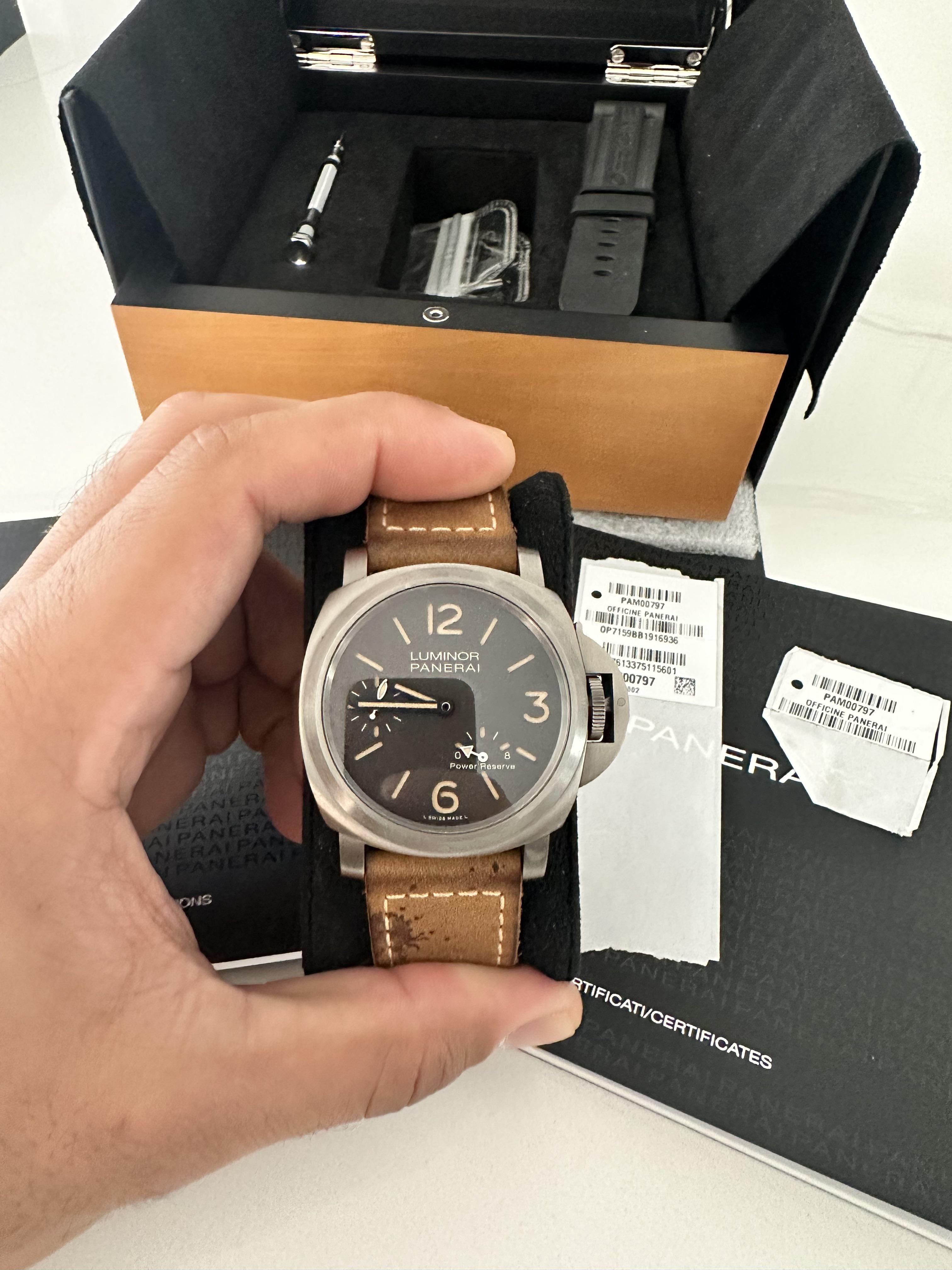 WTS Panerai Luminor PAM00797 Full Set WatchCharts Marketplace