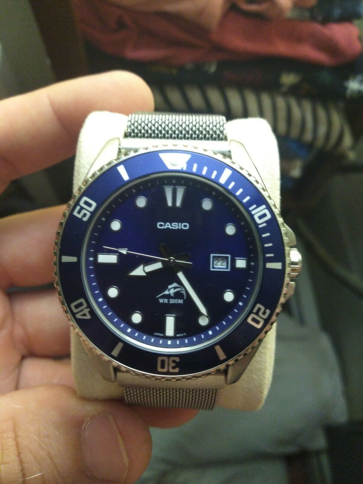 casio mdv106 blue