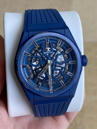 Zenith Defy Classic Automatic Blue Skeleton Dial Men's Watch 49.9003.670/51.R793