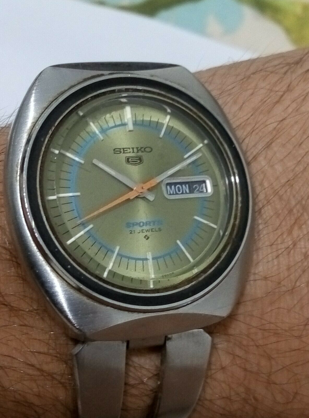 Amazing Oversize Vintage Seiko Sports 6119-8450 Automatic Men's watch |  WatchCharts
