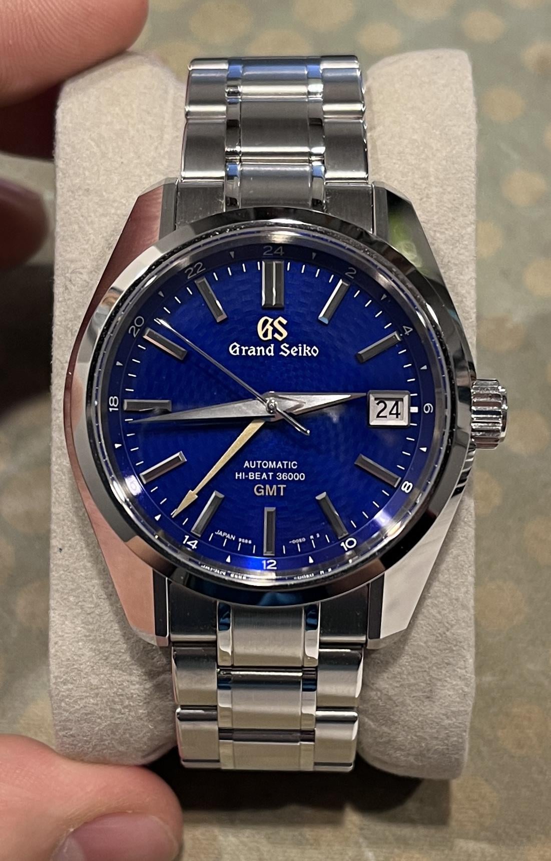 Grand seiko blue discount peacock