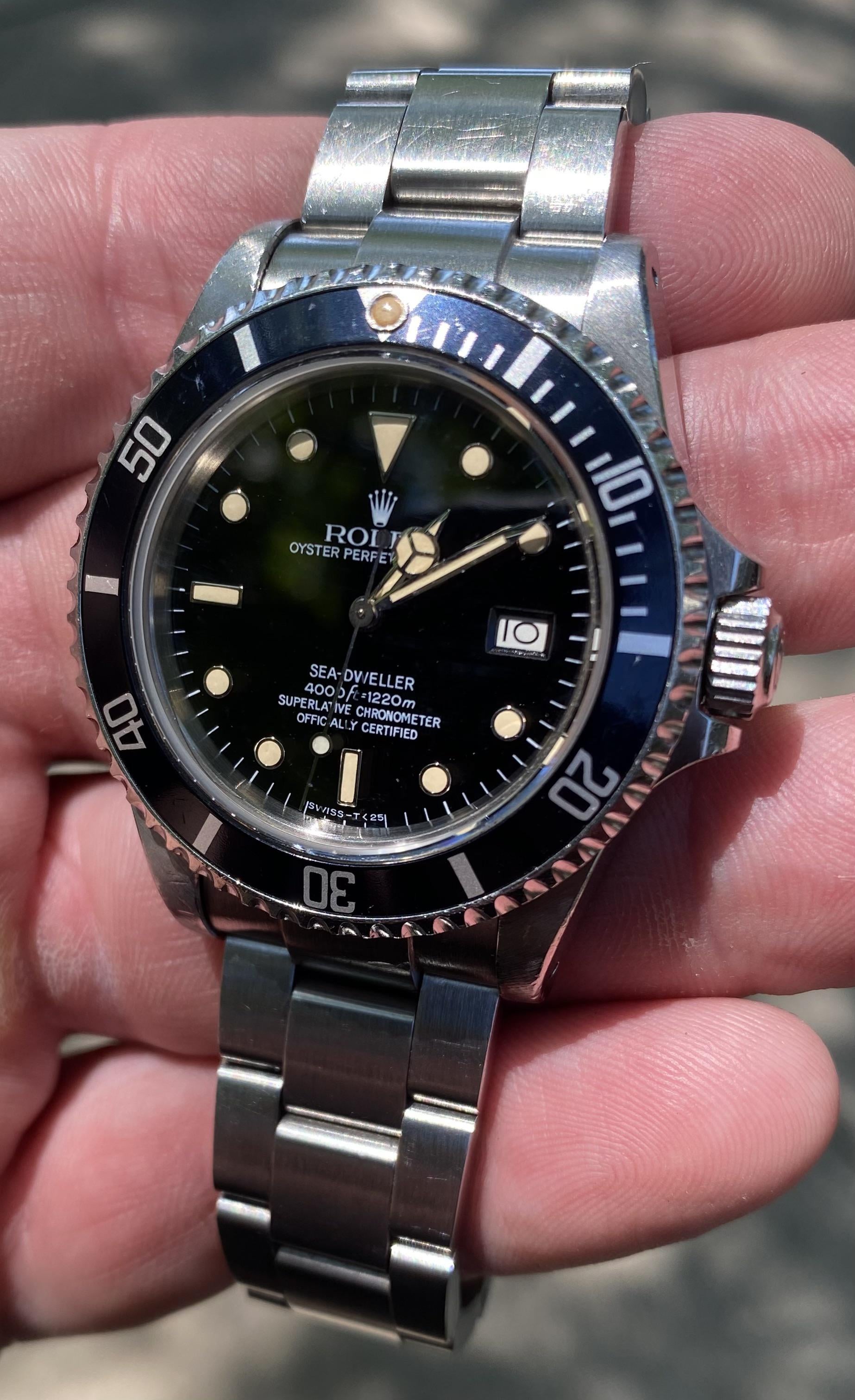 WTS Rolex Sea Dweller 16660 1984 WatchCharts