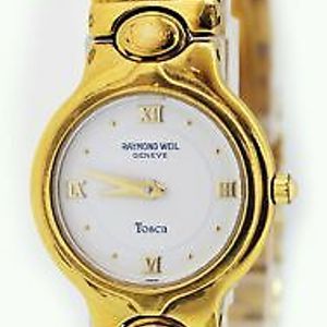 RAYMOND WEIL Tosca レディース 腕時計 9941-3 Raymond Weil Tosca 9941-3 23mm 18k Gold Electroplated Steel Quartz
