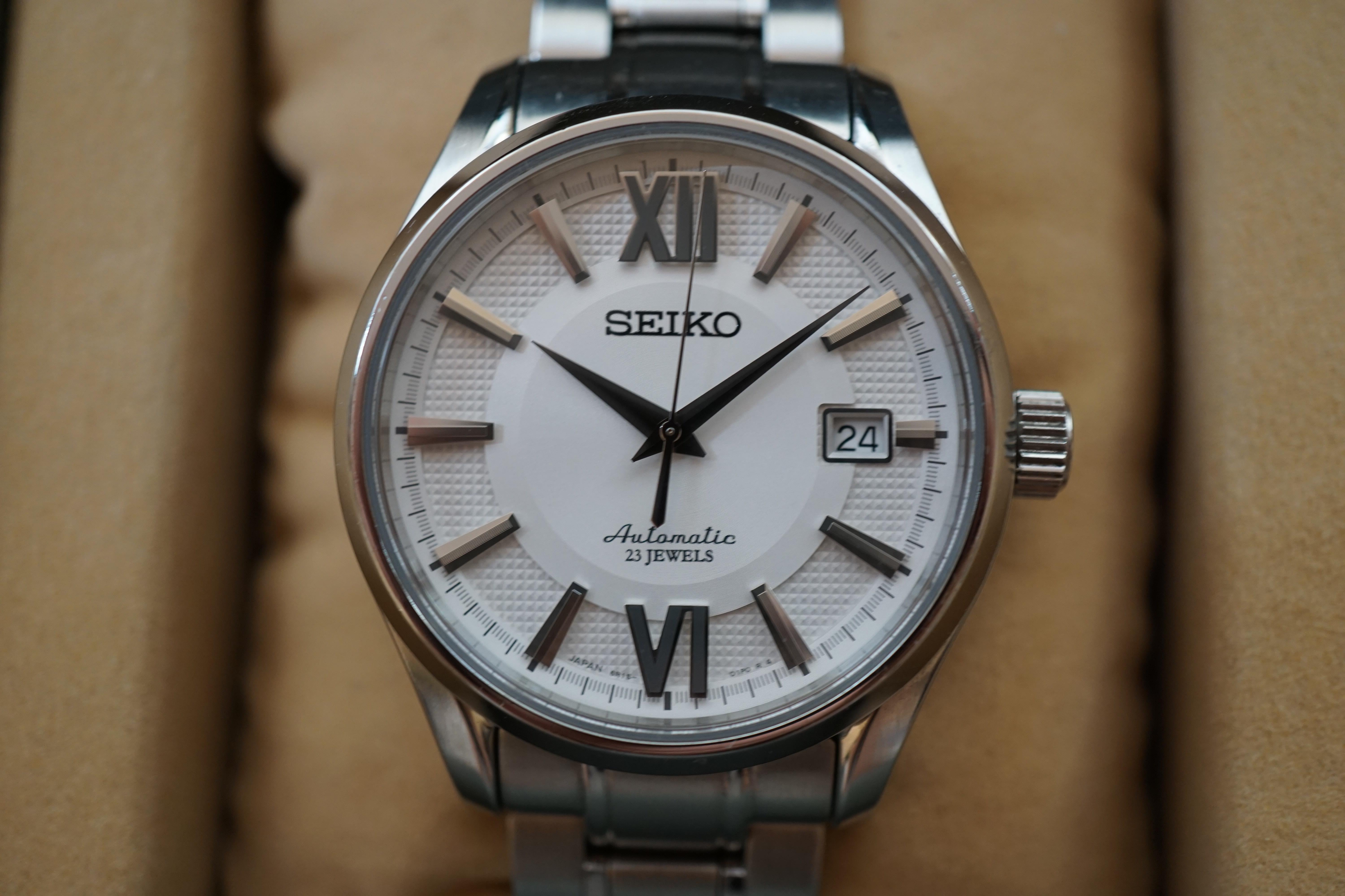 WTS] Seiko Presage SARX001 6R15 Silver Dial Date Sapphire