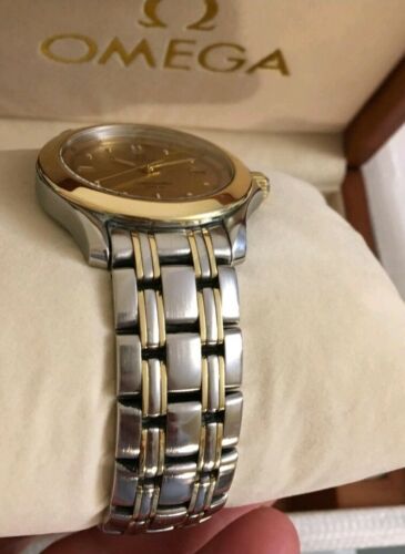 OMEGA SEAMASTER 120M STEEL & GOLD QUARTZ WRISTWATCH MODEL NO