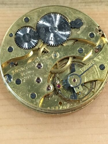 Ch. F. Tissot And Fils Locle Pocket Watch Movement Only Working