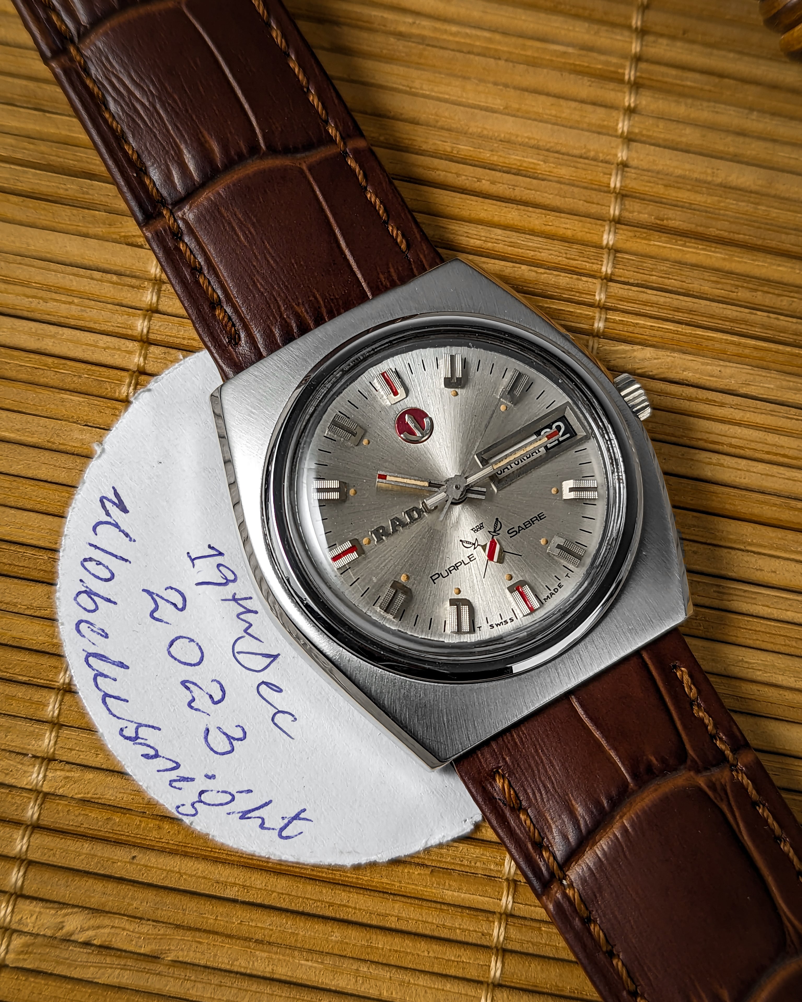 WTS] Vintage Rado Purple Sabre ???? - Sunburst Dial - 25J