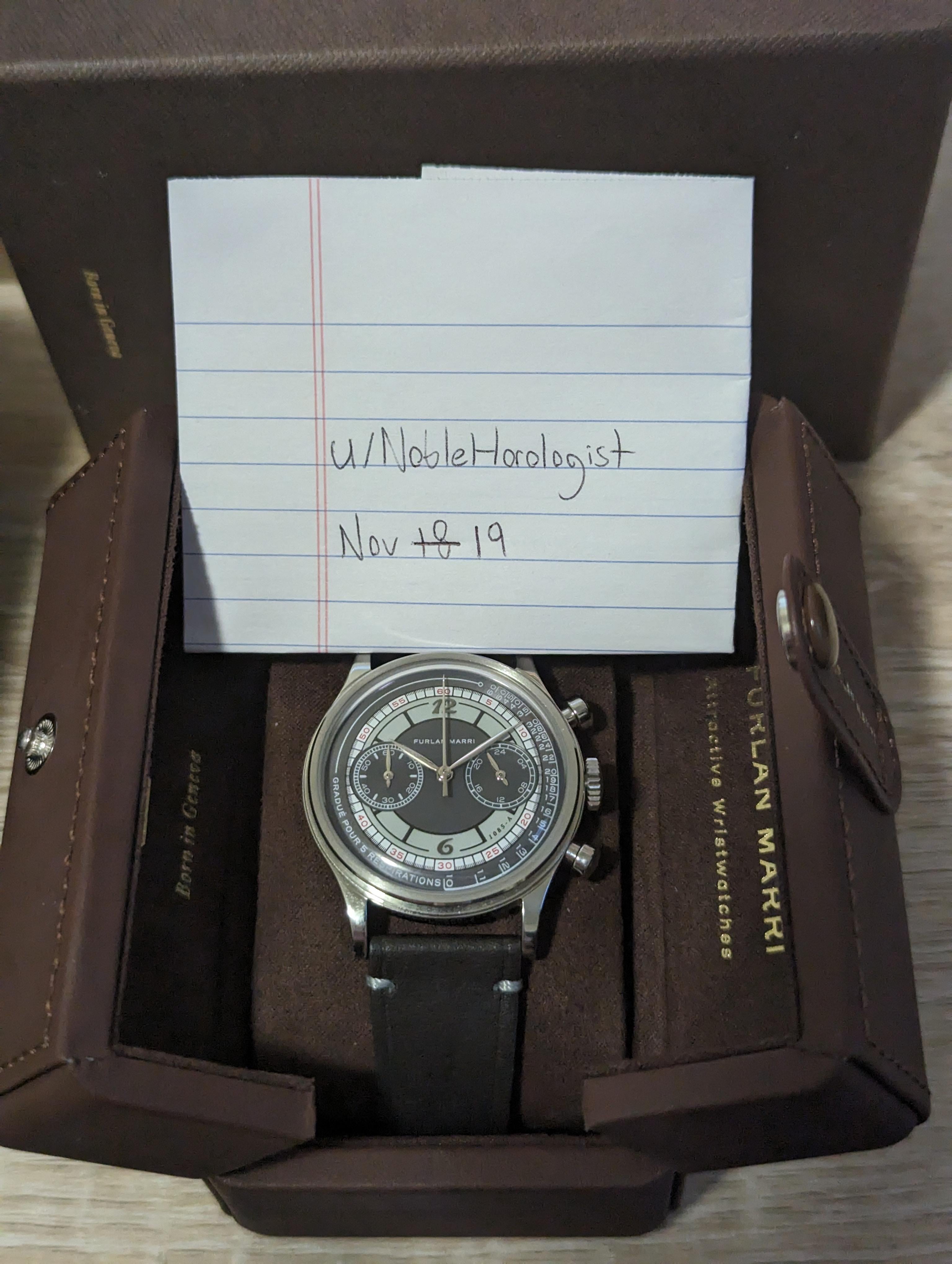 WTS] Furlan Marri Rosso Grigio Chronograph Ref. 1085-A | PRICE