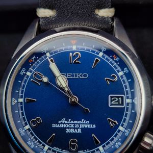 Seiko Blue Alpinist SPB089 For Sale | WatchCharts Marketplace