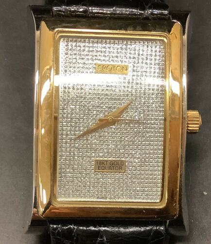 Croton 18k gold equator watch new arrivals