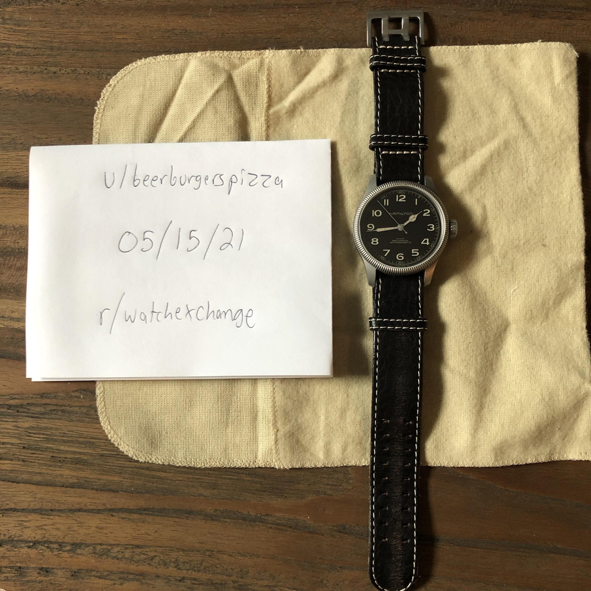 WTS Hamilton Khaki Pioneer Mechanical H60419533 WatchCharts Marketplace