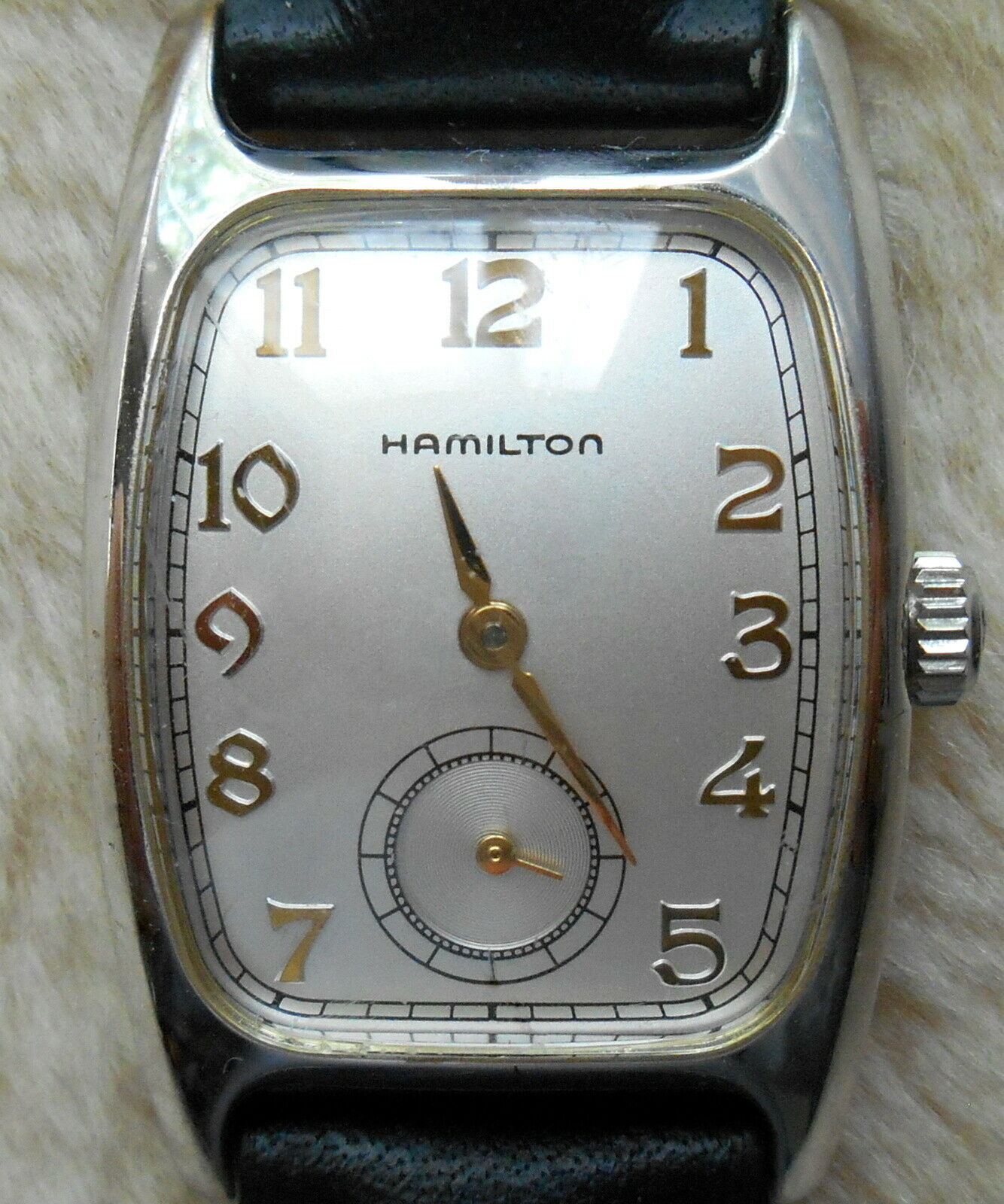 Great Quartz Hamilton 6265 Boulton Registered Edition Wristwatch