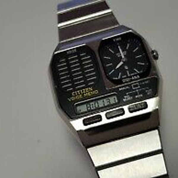 VINTAGE CITIZEN VOICE MEMO WATCH C010 MADE IN JAPAN | WatchCharts