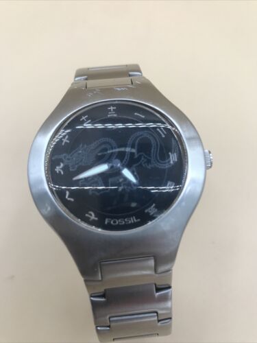 FOSSIL メンズ腕時計 JR-7997 ドラゴン Fossil 90s Big Tic, Dragon, JR-7997 ALL STAINLESS STEEL