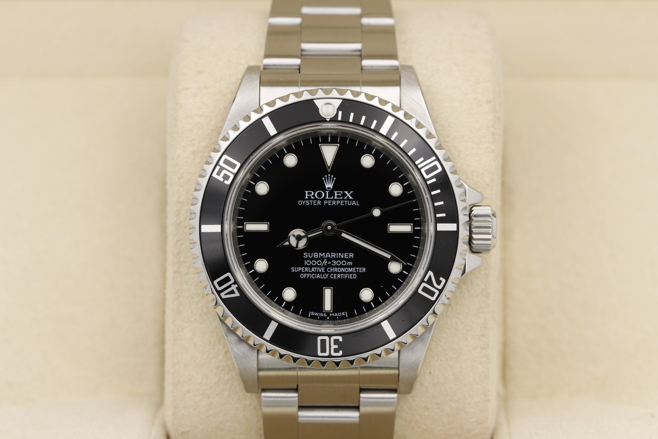 FSOT Rolex Submariner No Date 14060m M Serial Complete Set