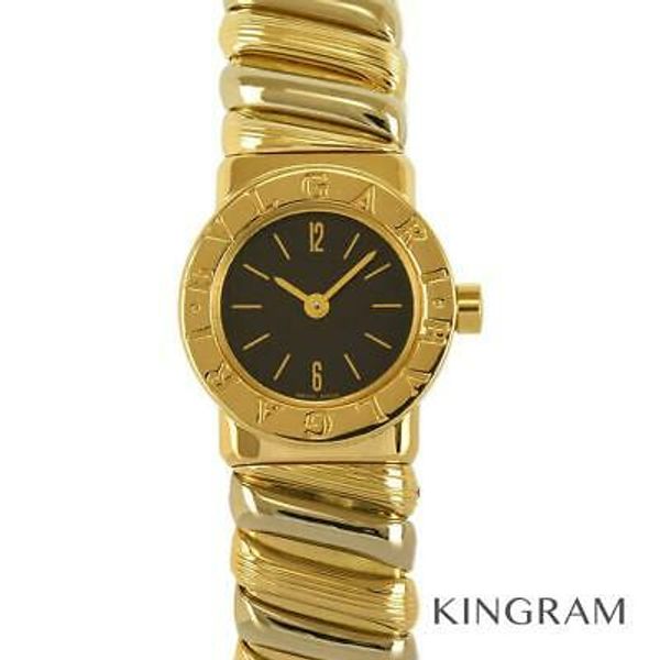 BVLGARI BB192T Solid Gold Tubogas Exterior Finished Watch from Japan ...