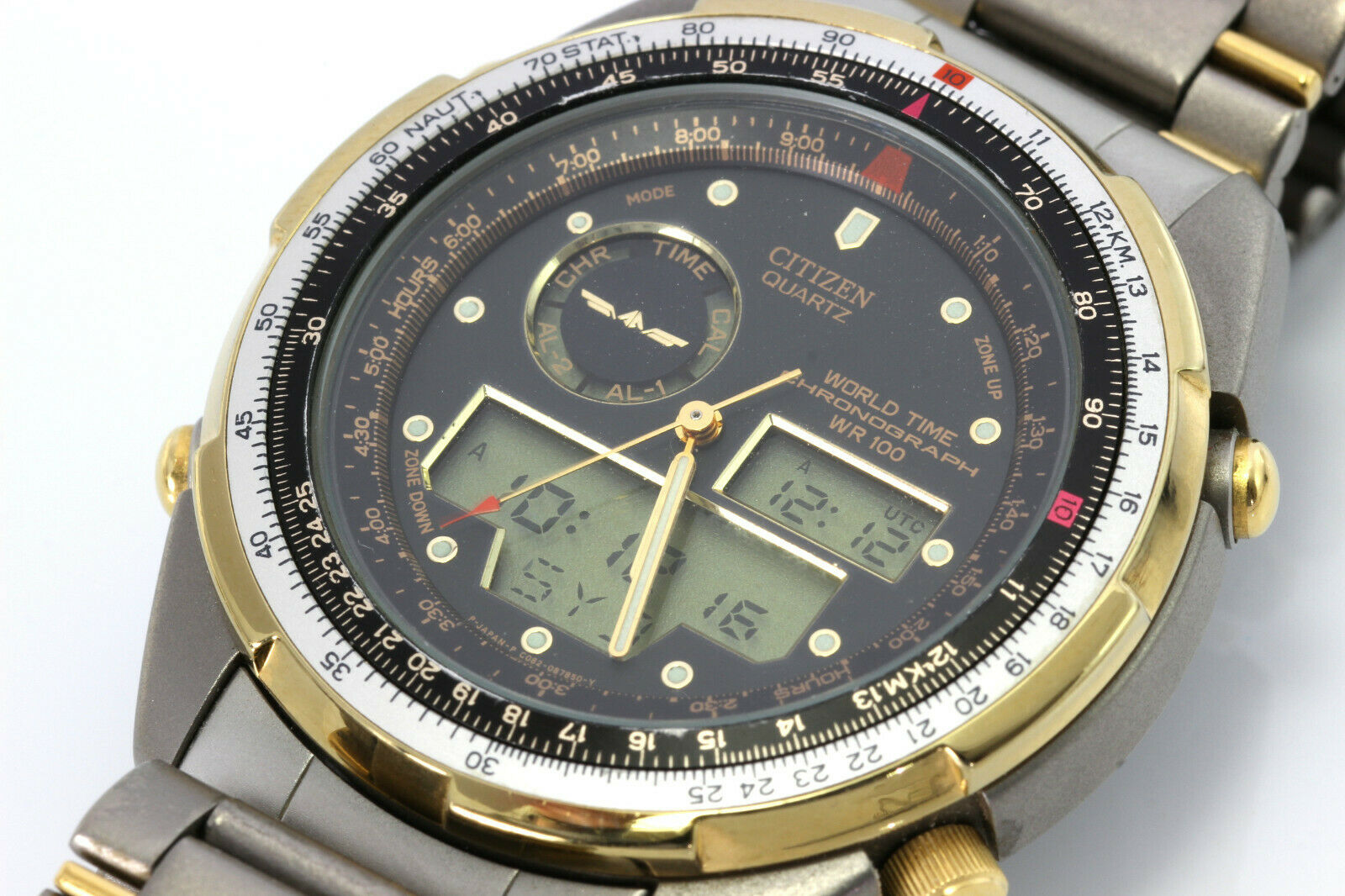 Citizen wr100 2025 world time chronograph