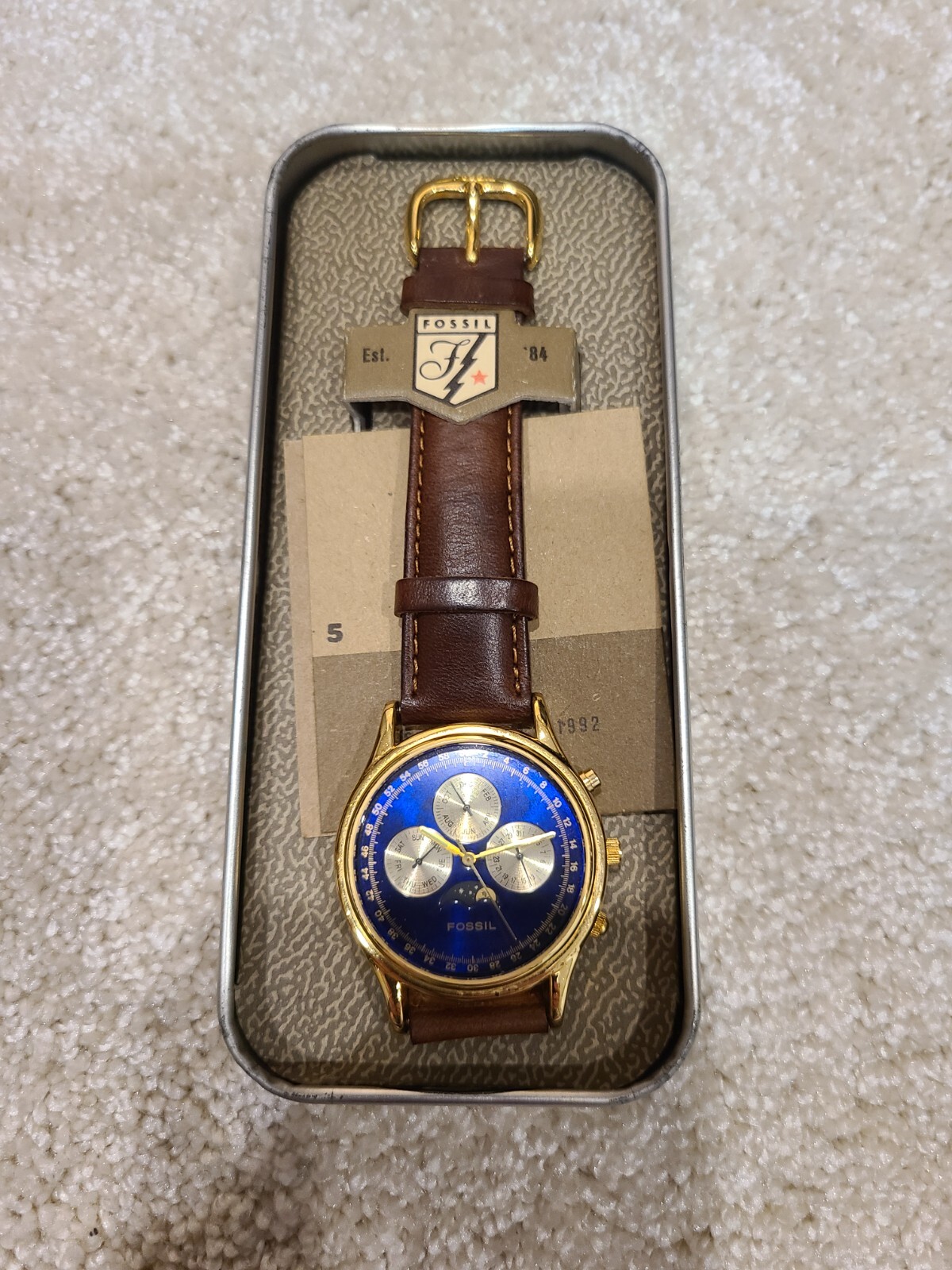 1994 Fossil BQ-8474 Chronomaster Used Vintage (1993) Fossil Men main image 3